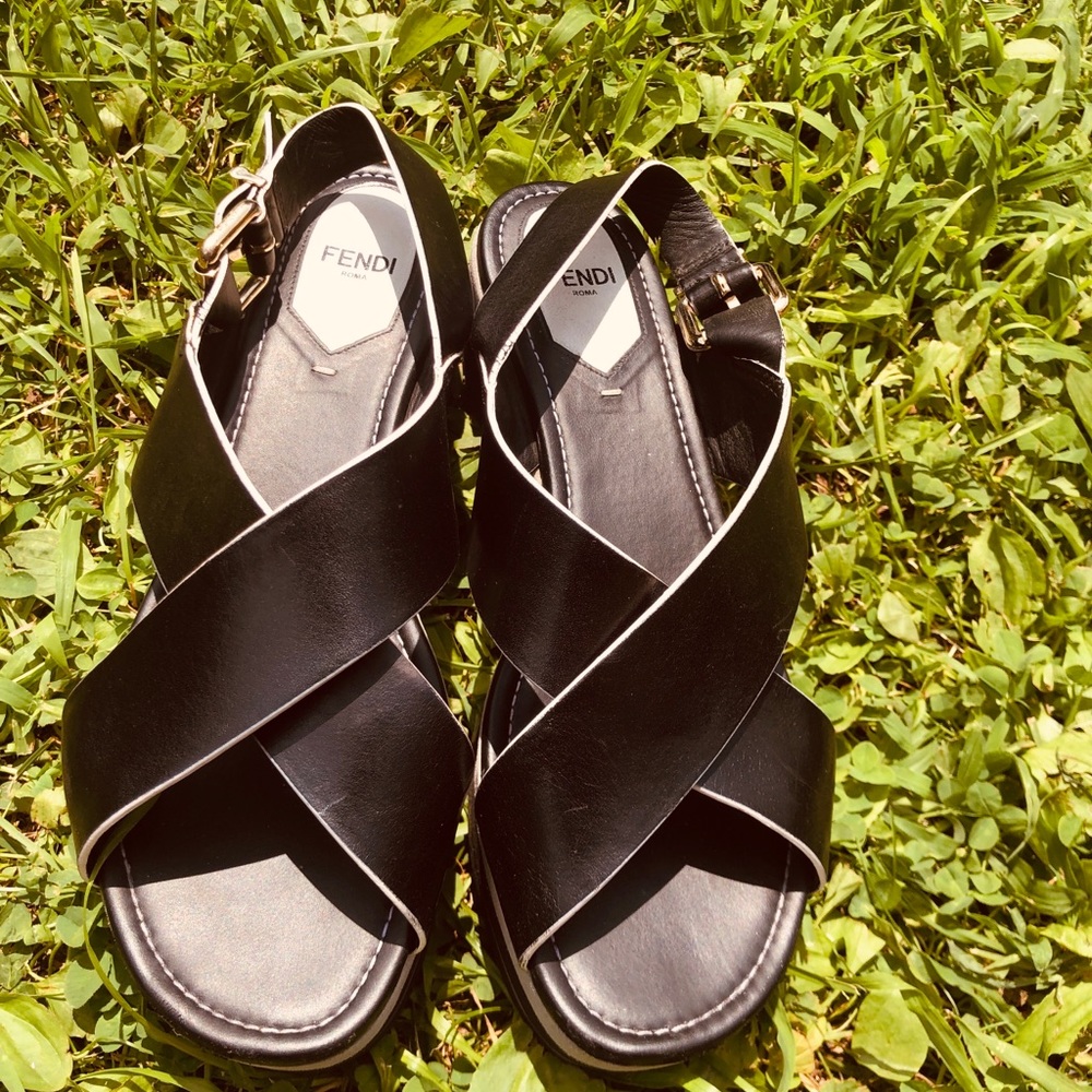 FENDI PLATFORM SANDALS